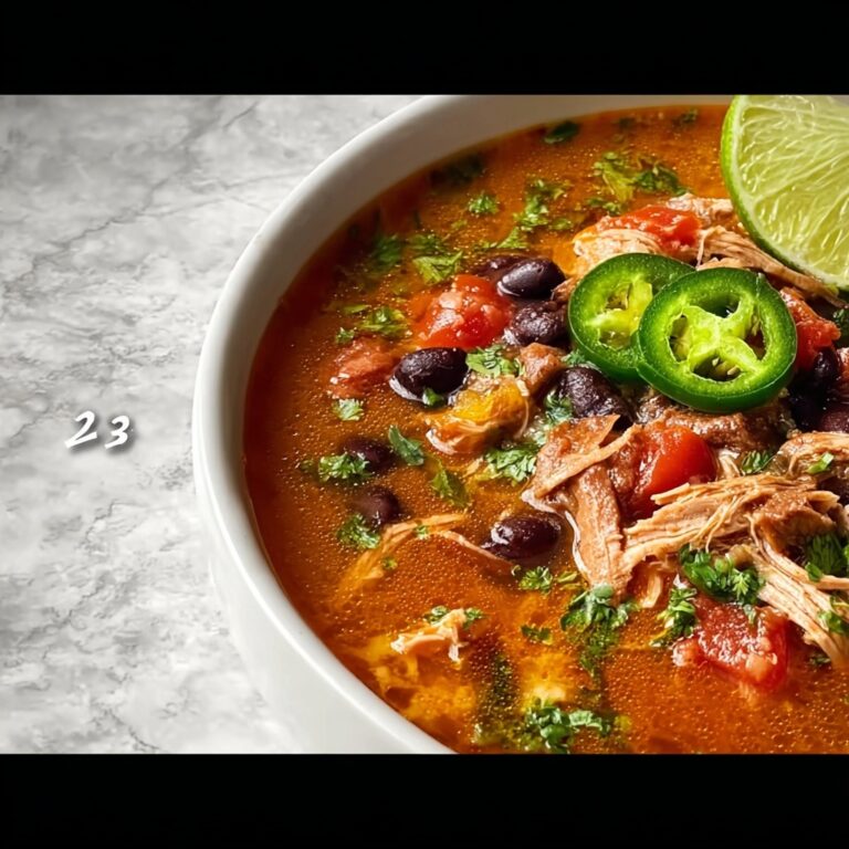 Chicken Poblano and Black Bean Soup Recipe