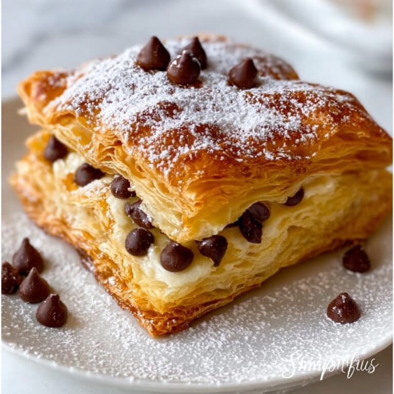Croissant Breakfast Bake with Chocolate Chips Recipe