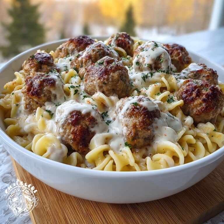 Swedish Meatball Pasta Bake Recipe