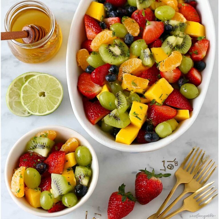 Honey Lime Fruit Salad Recipe