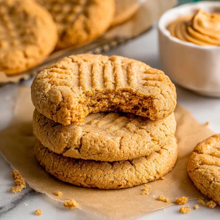 3 Ingredient Peanut Butter Cookies Recipe