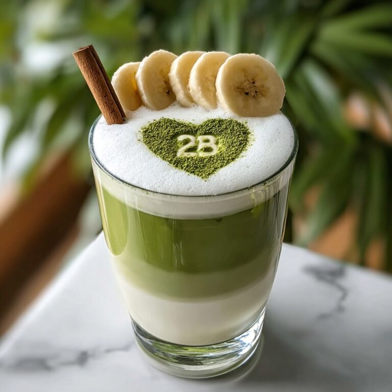 Creamy Easy Banana Matcha Latte for a Refreshing Boost Recipe
