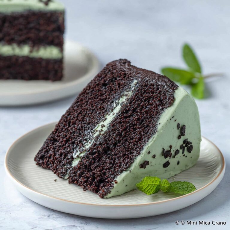 Mint Chocolate Cake (Moist & Easy!) Recipe