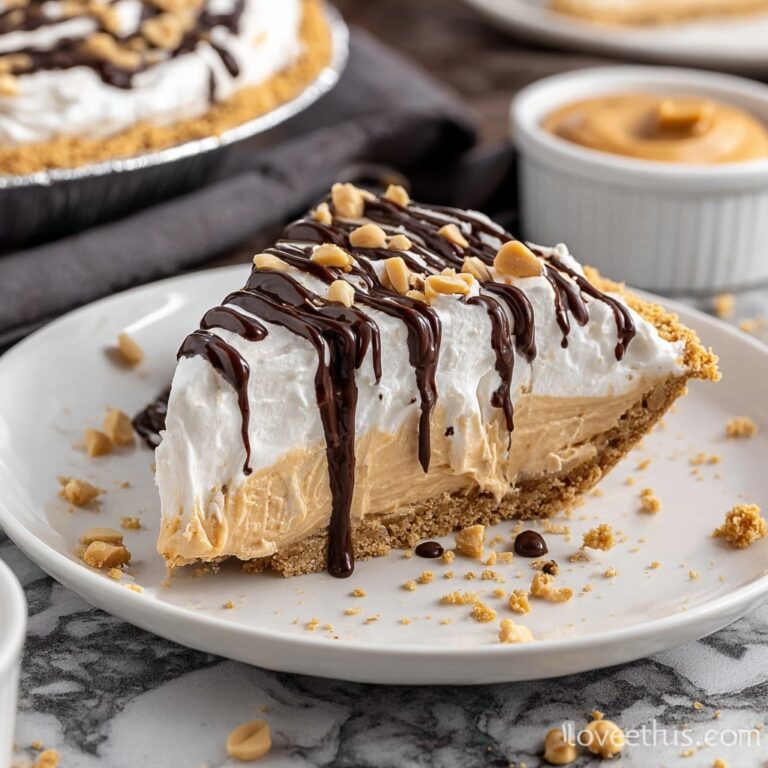 No Bake Peanut Butter Pie Recipe