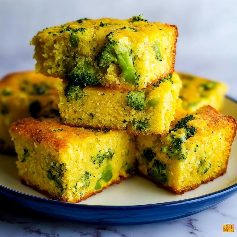 Savory Jiffy Cornbread with a Broccoli Twist Recipe
