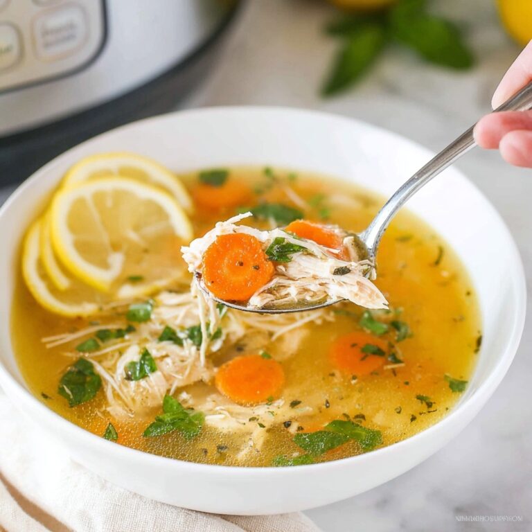 Crockpot Lemon Chicken Soup Recipe