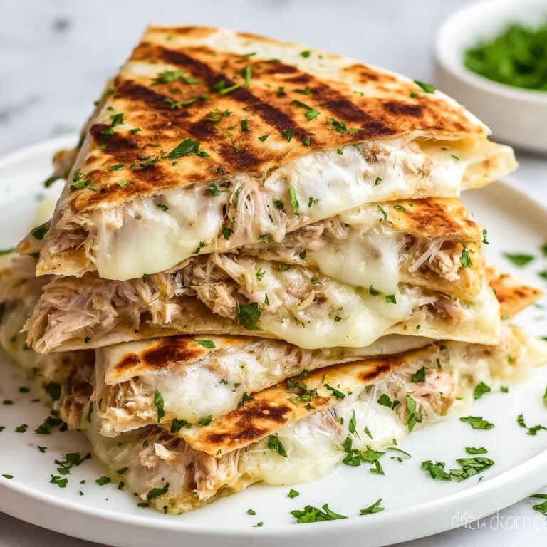 Cheesy Hot Honey Chicken Quesadillas Recipe