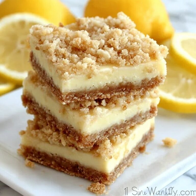 Homemade Lemon Crumb Bars Recipe