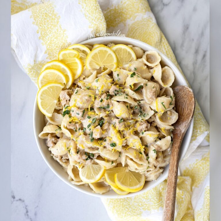 Creamy Lemon Chicken Pasta Recipe