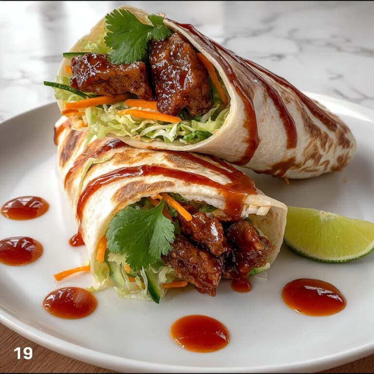 Sweet Chili Chicken Wraps Recipe