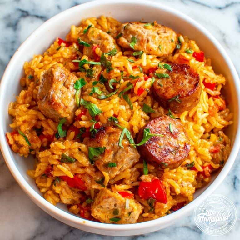 Creamy Cajun Chicken and Sausage Jambalaya Recipe