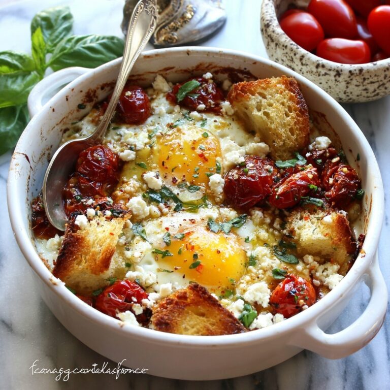 Baked Feta Eggs Recipe for a Flavor-Packed Brunch Delight Recipe