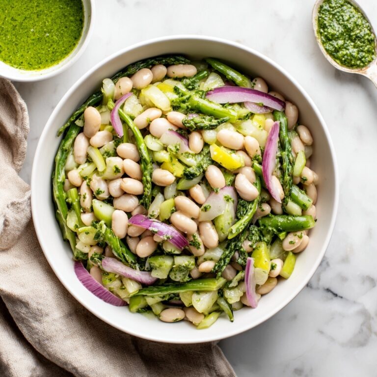 Marinated Cilantro Lime Bean Salad with Avocado Tostadas Recipe