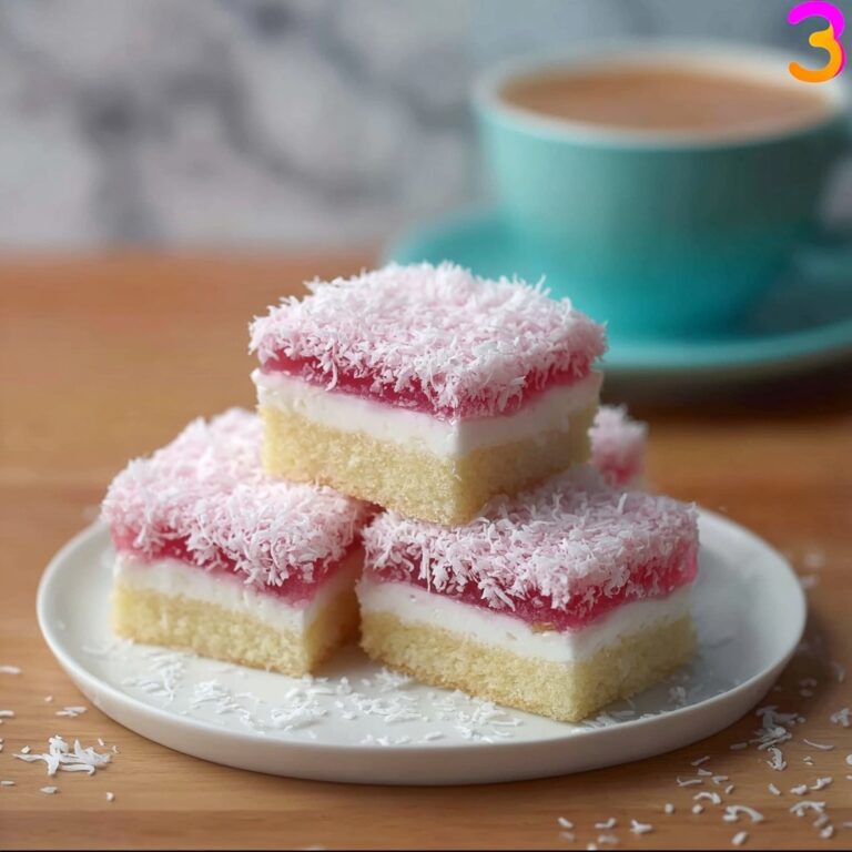 Old-Fashioned Pink Jelly Cake Recipe