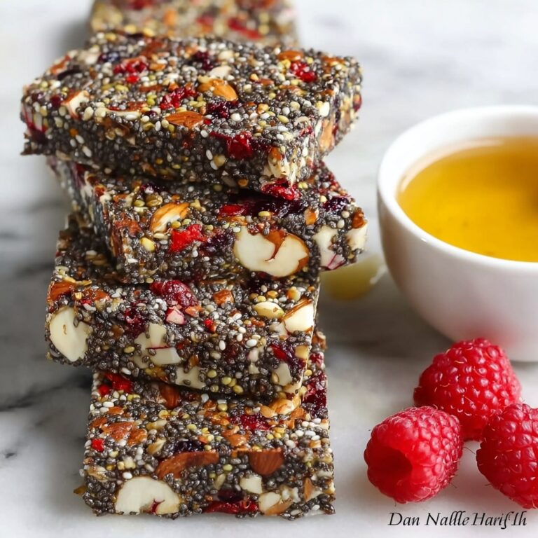 No-Bake Chia Seed Energy Bars Recipe