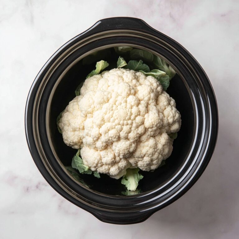 Whole Slow-Cooked Cauliflower Recipe