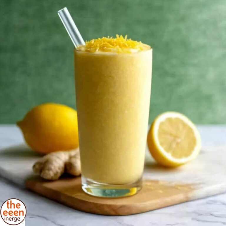 Fresh Lemon Ginger Detoxifying Smoothie Recipe