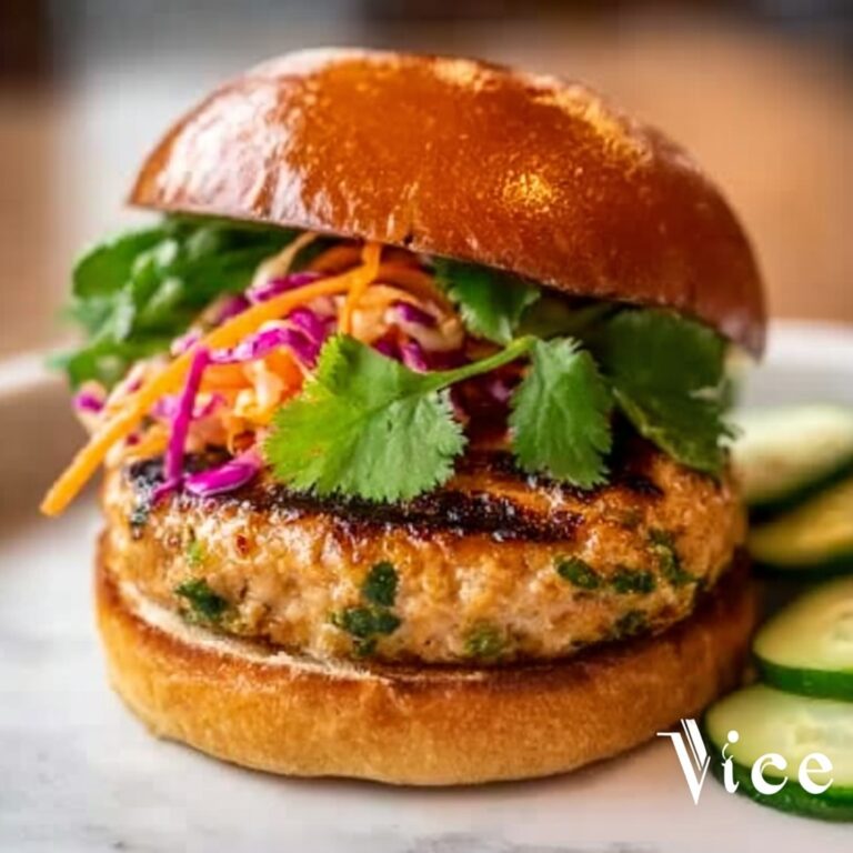 Thai Peanut Turkey Burgers Recipe