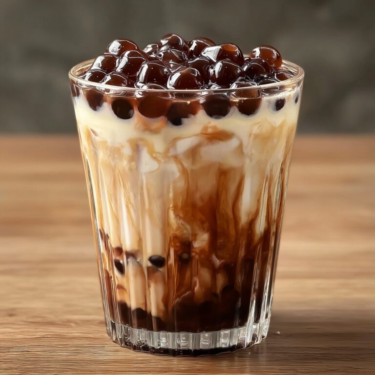 Cozy Red Bean & Black Sesame Milk Tea Recipe