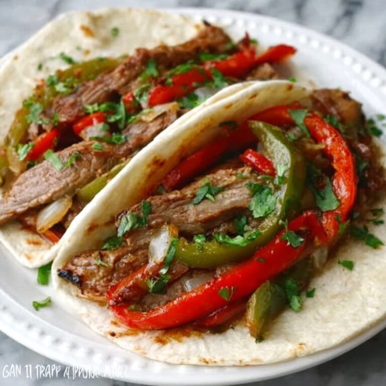 Easy Steak Fajitas with Bell Peppers and Lime Recipe