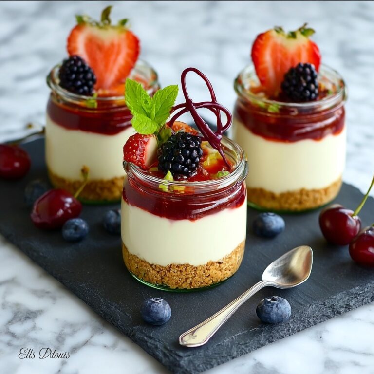 Protein Cottage Cheesecake Jars: Guilt-Free Dessert Bliss Recipe