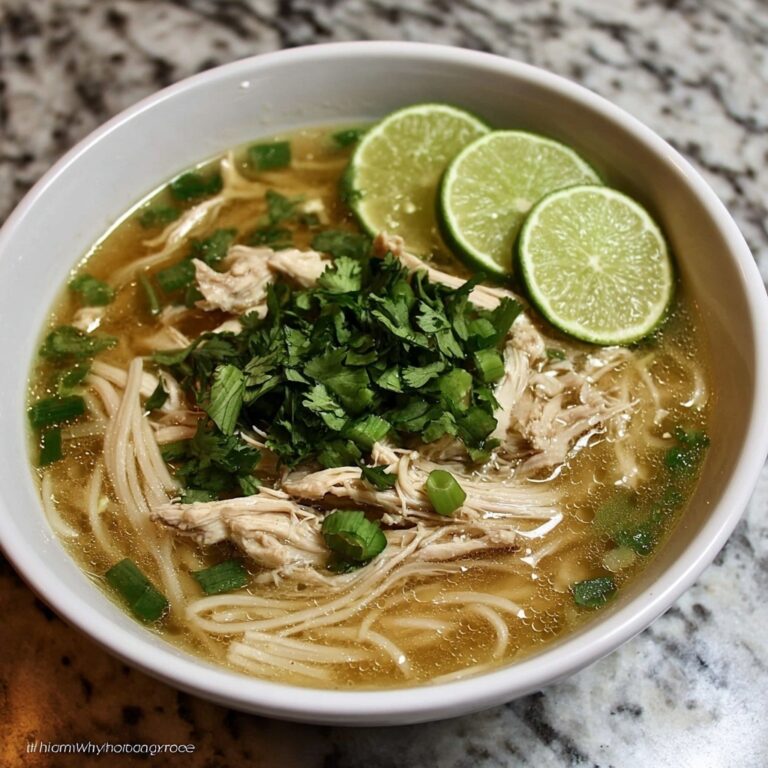 Lao Chicken Noodle Soup Recipe