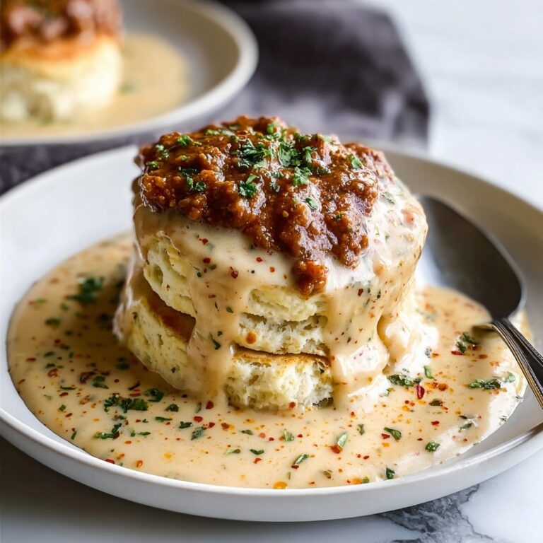 Biscuits and Chorizo Gravy: A Comforting Breakfast Twist Recipe