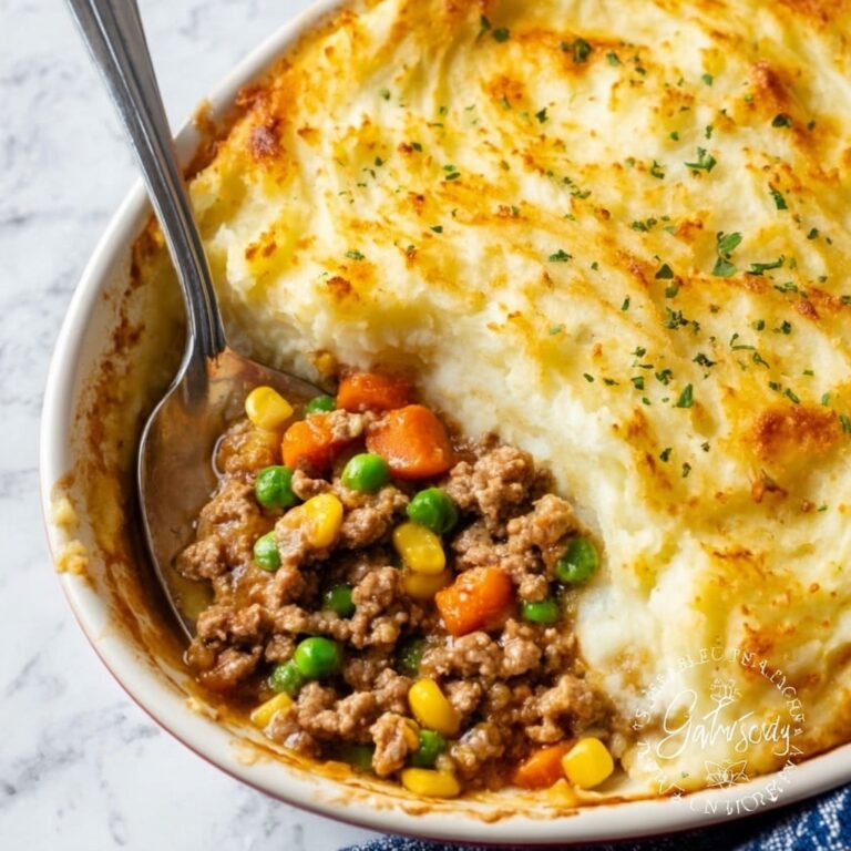 Classic Shepherd’s Pie with Mashed Potatoes and Beef Filling Recipe