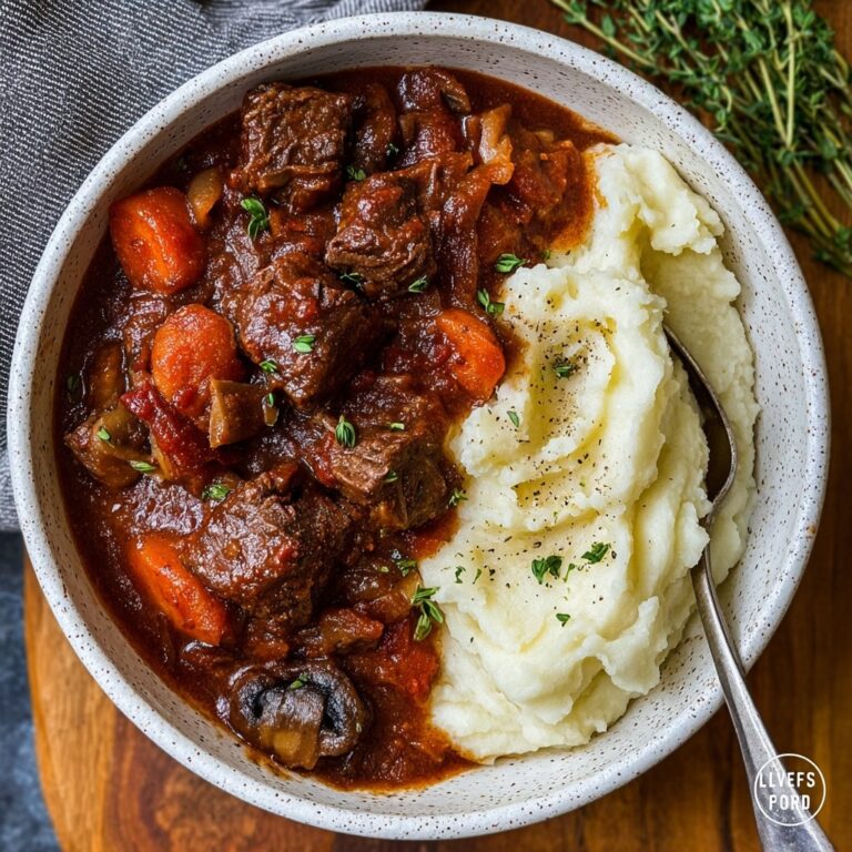 Slow Cooker Beef Bourguignon Recipe