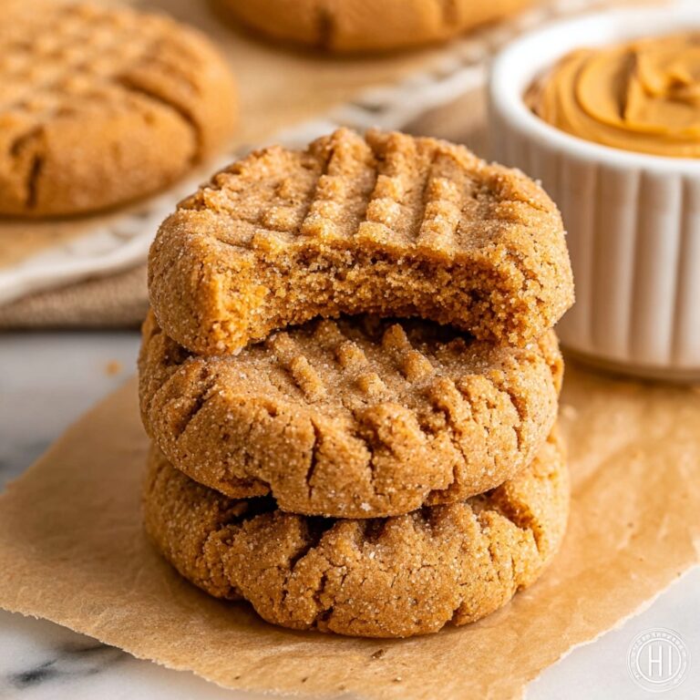 3 Ingredient Peanut Butter Cookies Recipe