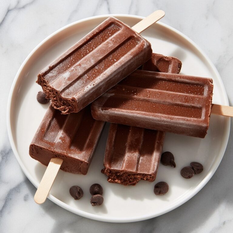 Healthy Fudgesicles: Creamy Chocolate Banana Treats with Nutty Toppings Recipe