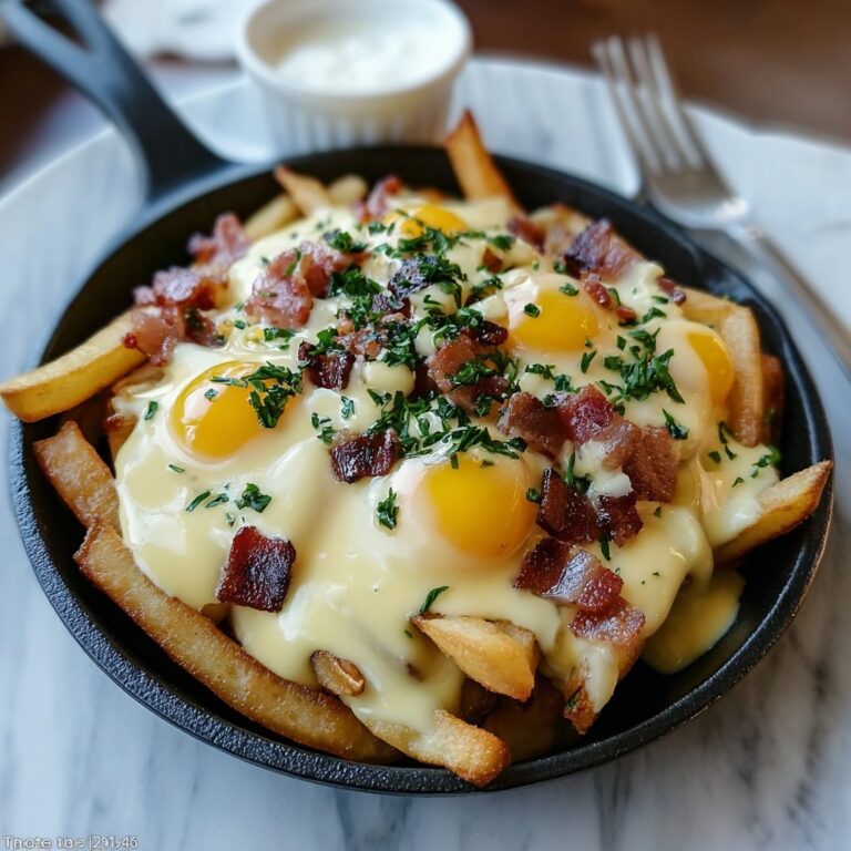 Breakfast Poutine with Hollandaise Sauce Recipe