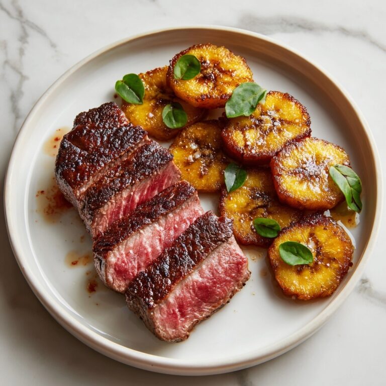 Tallow-Fried Plantain & Steak Recipe