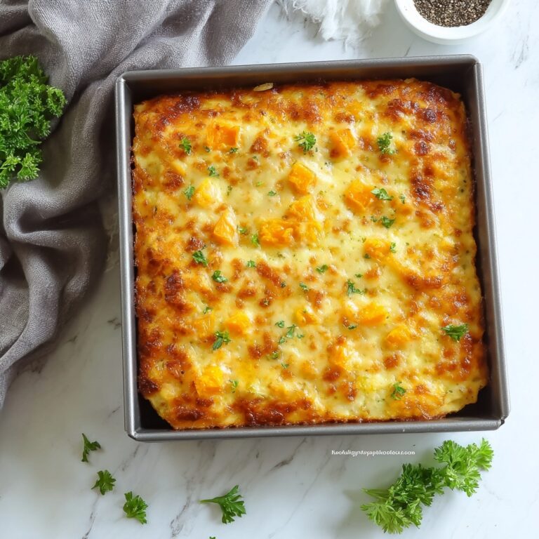 Creamy Butternut Squash and Cauliflower Casserole Recipe
