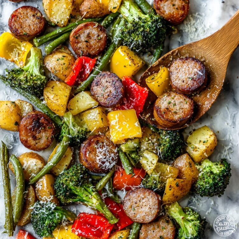 Sheet Pan Sausage and Veggies Recipe
