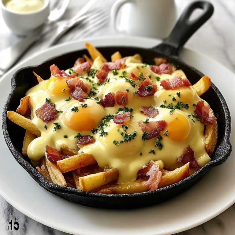 Breakfast Poutine with Hollandaise Sauce Recipe