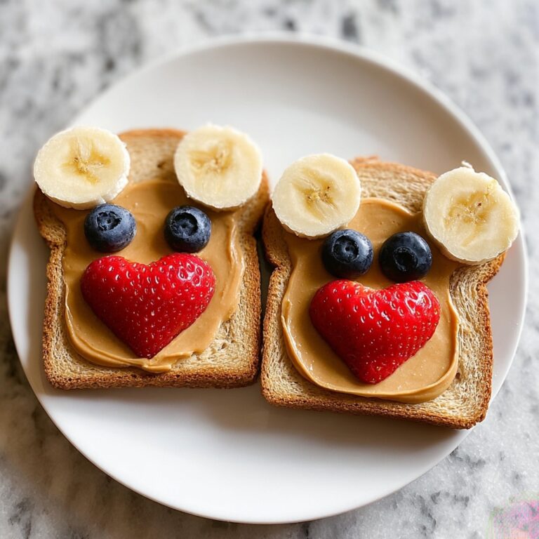 Fruity Teddy Bear Toasts Recipe