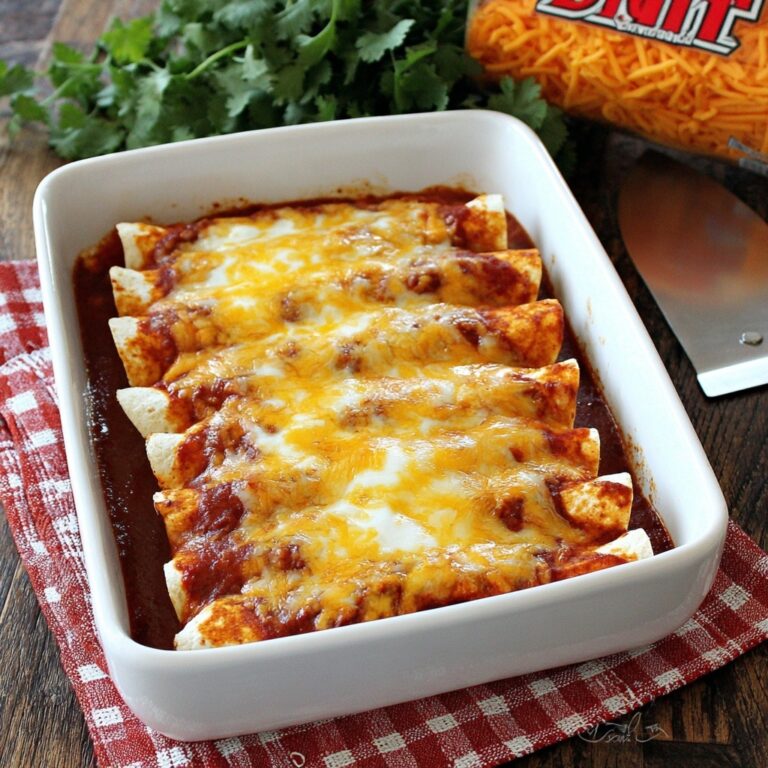 5 Ingredient Beef Enchiladas Recipe