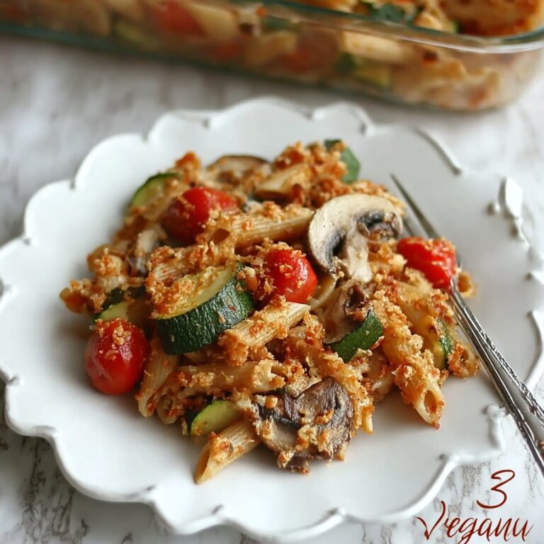 Creamy Sundried Tomato Pesto Pasta Bake with Veggies Recipe