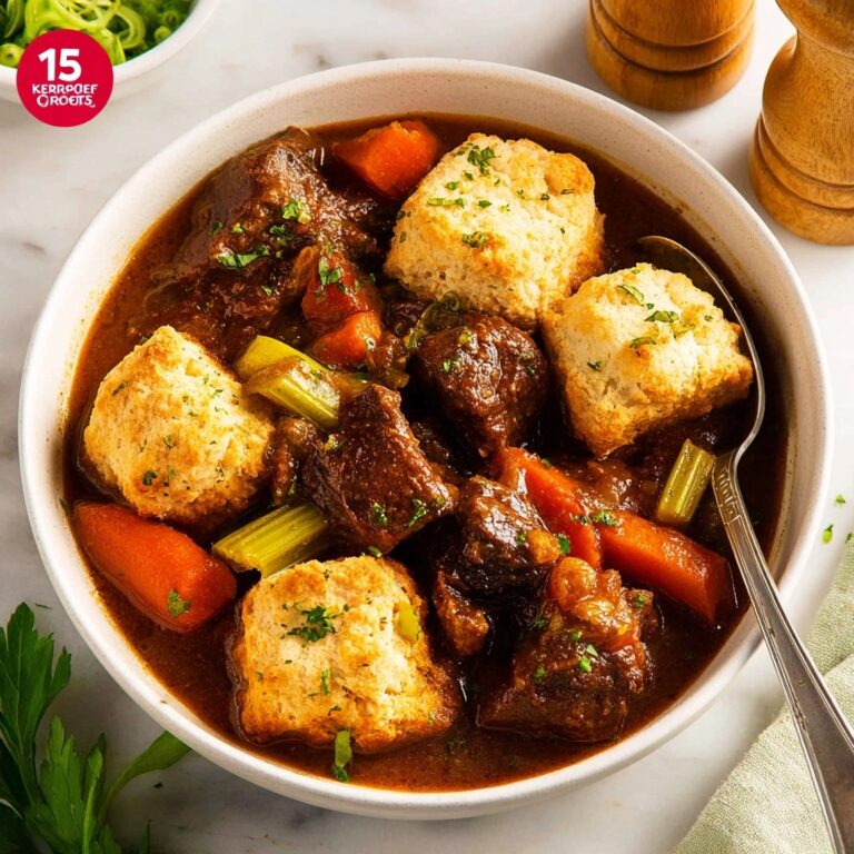 Slow Cooked Beef and Dumplings Recipe