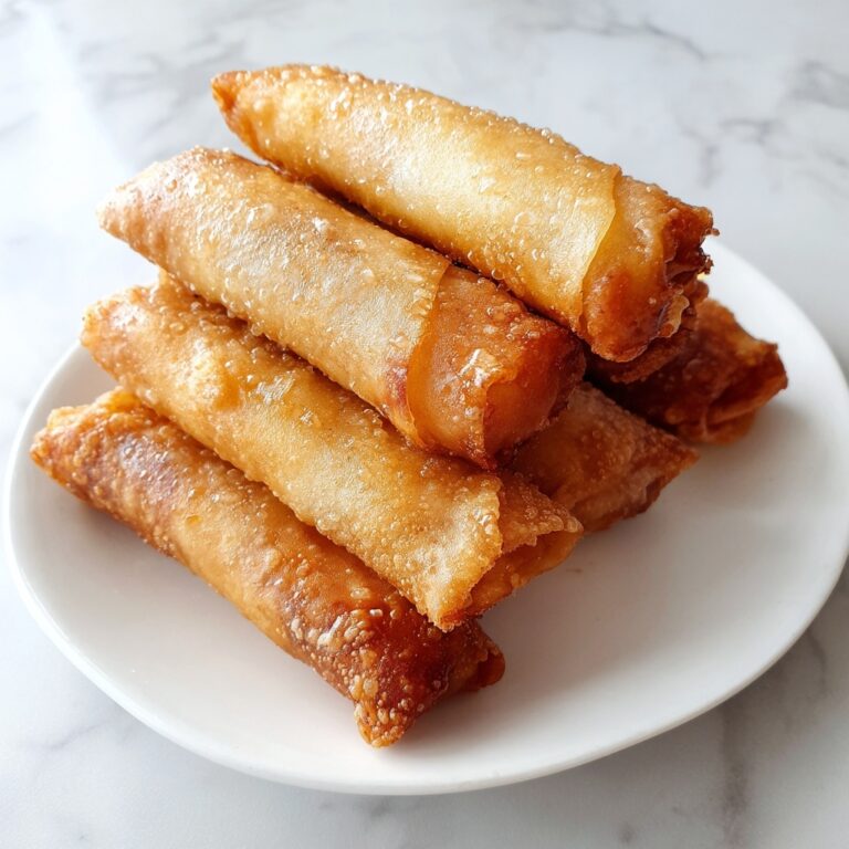 Baked Apple Pie Rice Paper Rolls Recipe