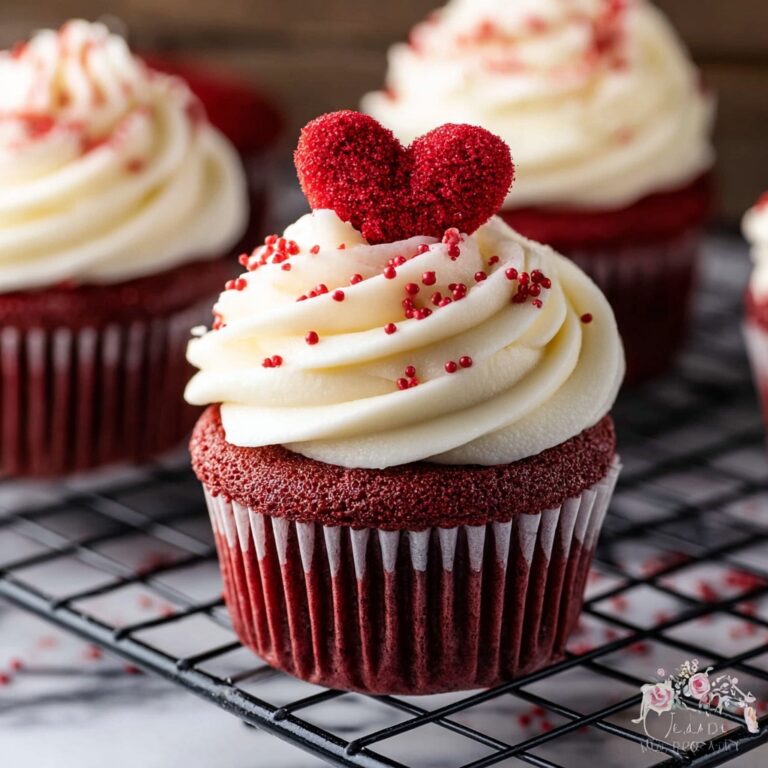 Red Velvet Cupcakes with Cream Cheese Frosting Recipe