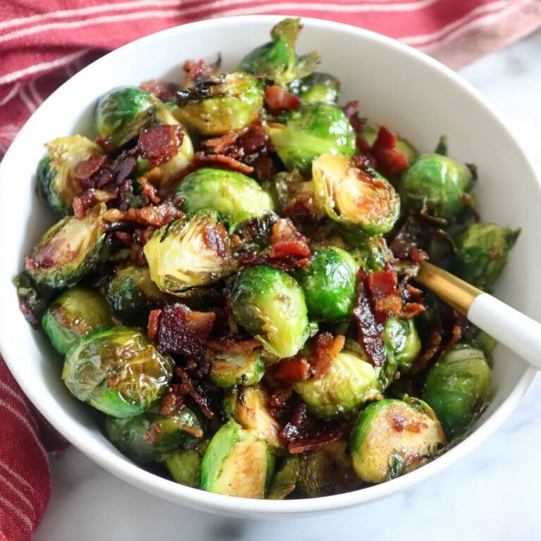 Caramelized Brussels Sprouts with Bacon Jam Recipe