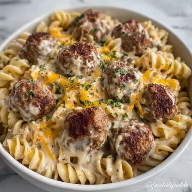 Swedish Meatball Pasta Bake Recipe