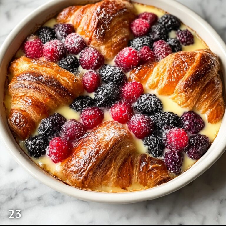 Berry Croissant Breakfast Bake – Easy 25-Minute Delight Recipe