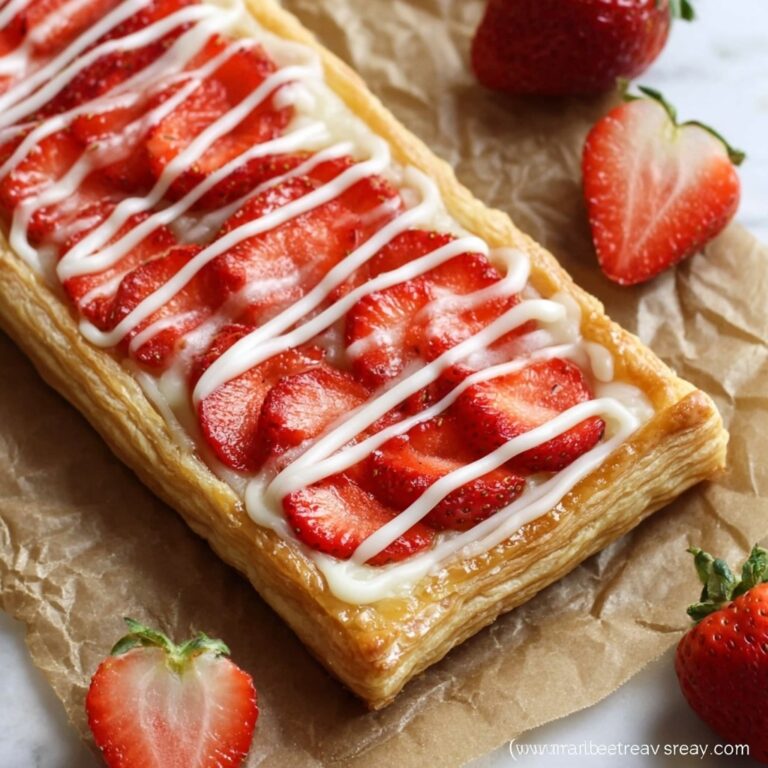 Strawberry Lemon Danish Pastry Recipe