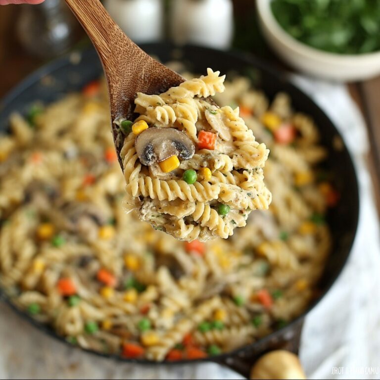One-Pot Chicken Pot Pie Noodles Recipe