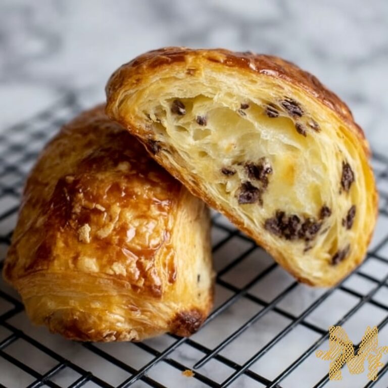 Chocolate Chip Sourdough Croissant Bread Recipe