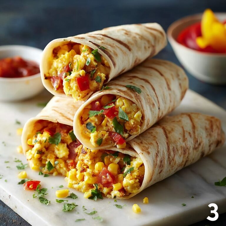 Delicious Freezer Breakfast Burritos for Busy Mornings Recipe
