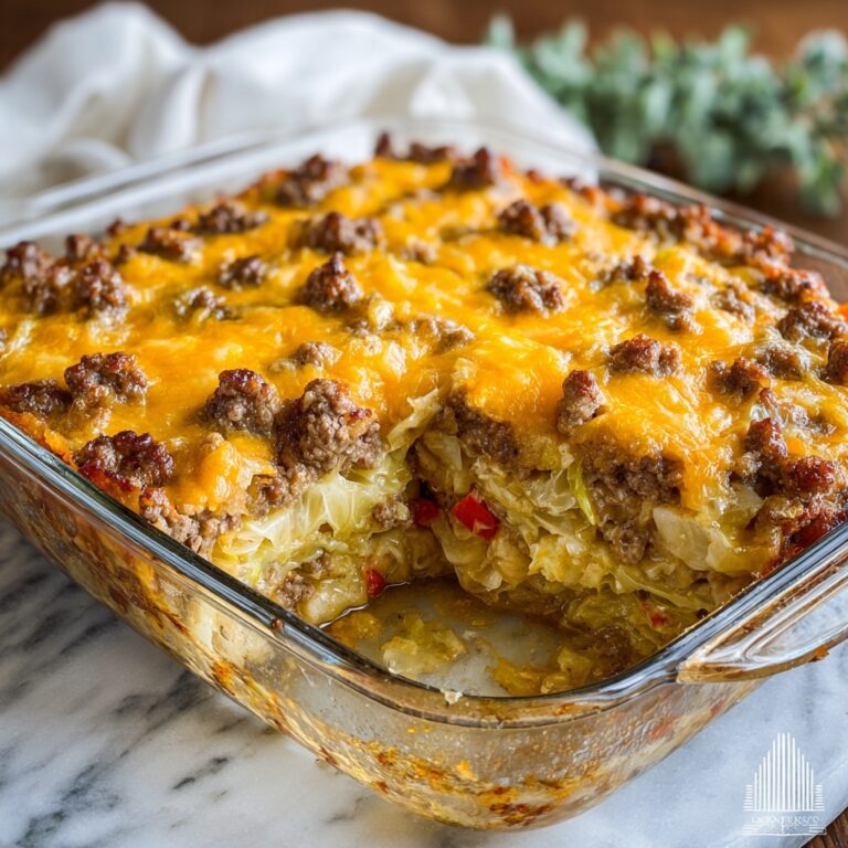 Southern Style Cabbage Beef Bake Recipe